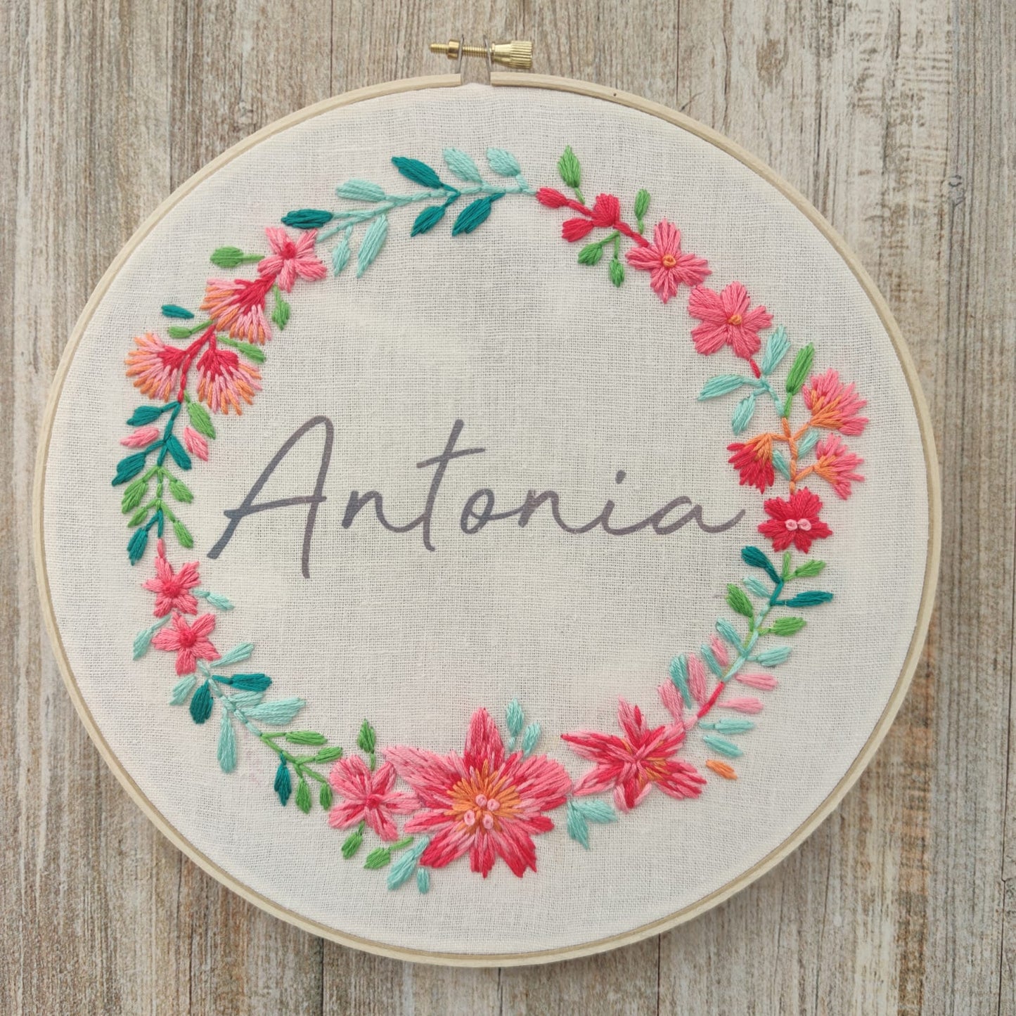 Corona personalizada de DISEÑOS FLORES Antonia
