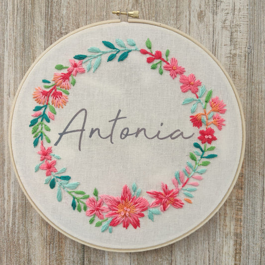 Corona personalizada de DISEÑOS FLORES Antonia