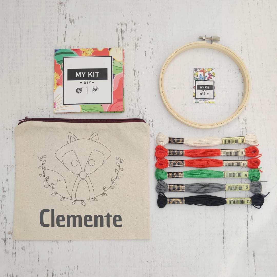Kit estuche personalizado zorrito - Clemente