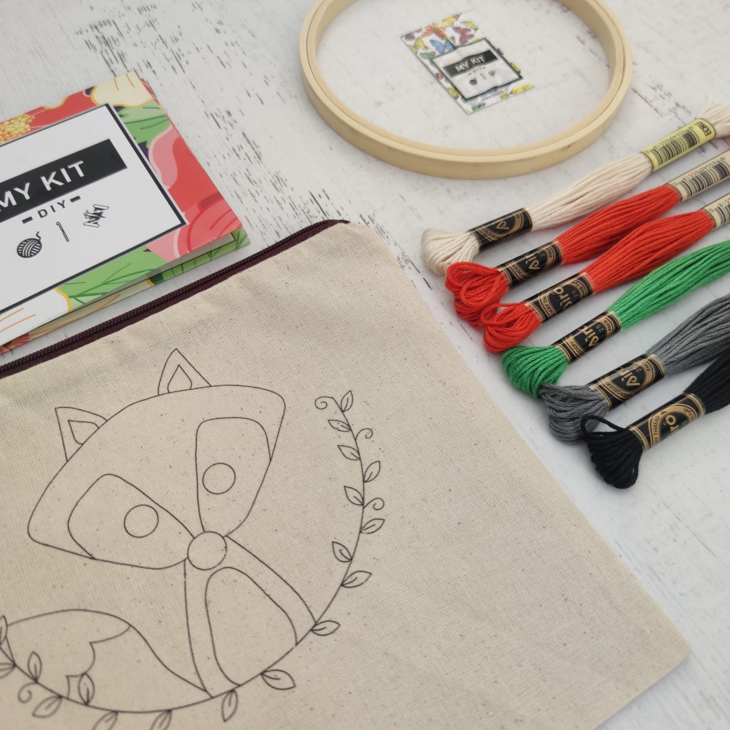Kit estuche personalizado zorrito - Clemente