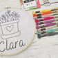 Kit de bordado en bastidor personalizado - Iris
