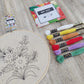 Kit en bastidor con esquema de puntos - Romina