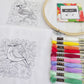 Kit bordado 2 pajaritos - Penélope