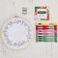Kit bastidor corona flores de cerezo
