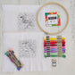 Kit bordado 2 pajaritos - Penélope