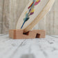 Soporte de madera para exhibir bordado en bastidor