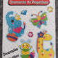 Kit stickers pinta con diamantes - Animalitos
