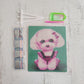 Kit pinta con diamantes 20x20 cm con atril - Puddle
