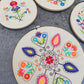 Kit 4 bastidores DISEÑOS FLORES con esquema de puntos Geraldine