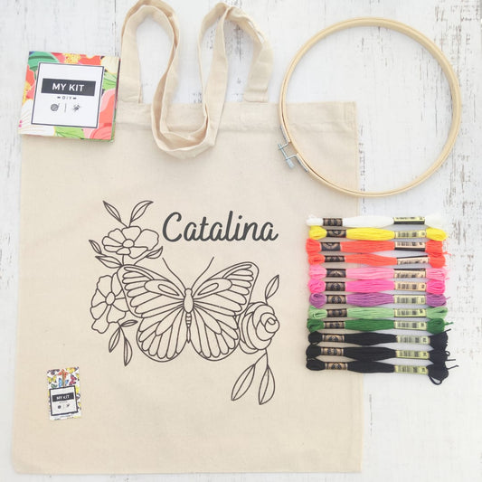 Kit bolso personalizado mariposa - Catalina
