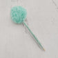 Lápiz para pegar diamantes pompom verde agua
