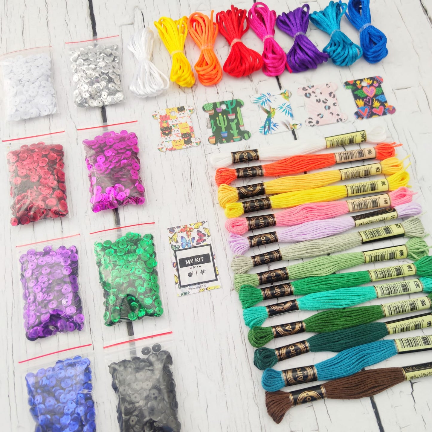 Kit de materiales para bordar Javiera
