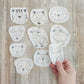 Kit parches ANIMALES INFANTILES