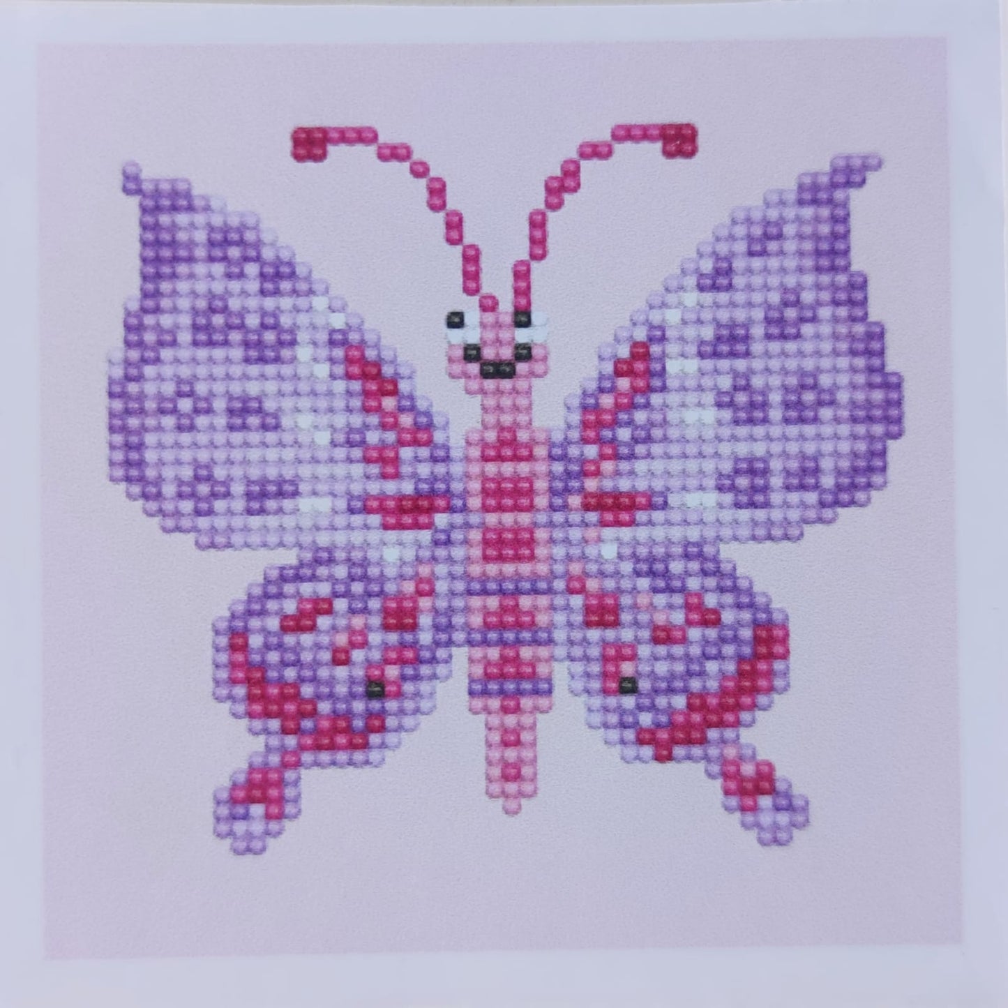 Kit Pinta con Diamantes 20x20 cm - mariposa