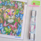 Kit pinta con diamantes 30x40 cm - León con mariposas