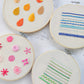 Kit mostrario de puntos de bordado con clases On line